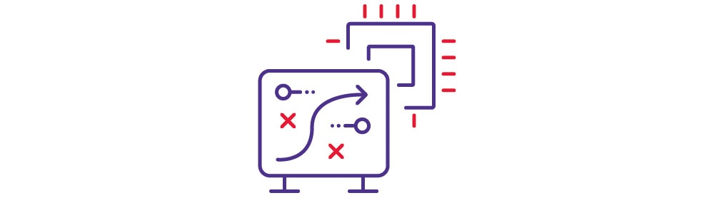 Icon für Entwerfen der KI-Vision