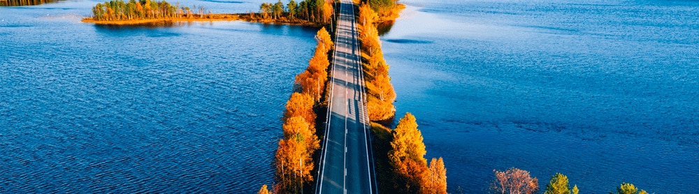A road across the river
