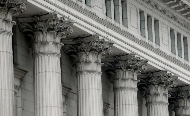 government building with columns