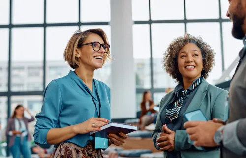 Group of people at a business seminar